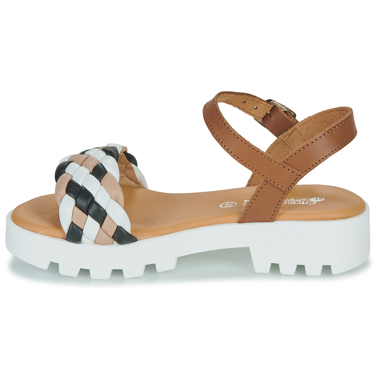 Sandali bambini ragazza Citrouille et Compagnie NASAKO Marrone