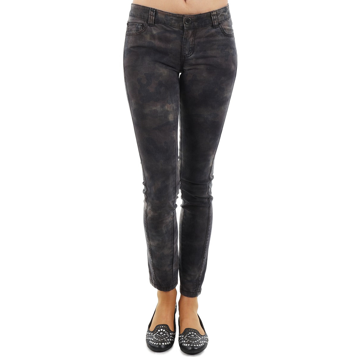 Pantalone Donna Esprit superskinny cam Pants woven Verde