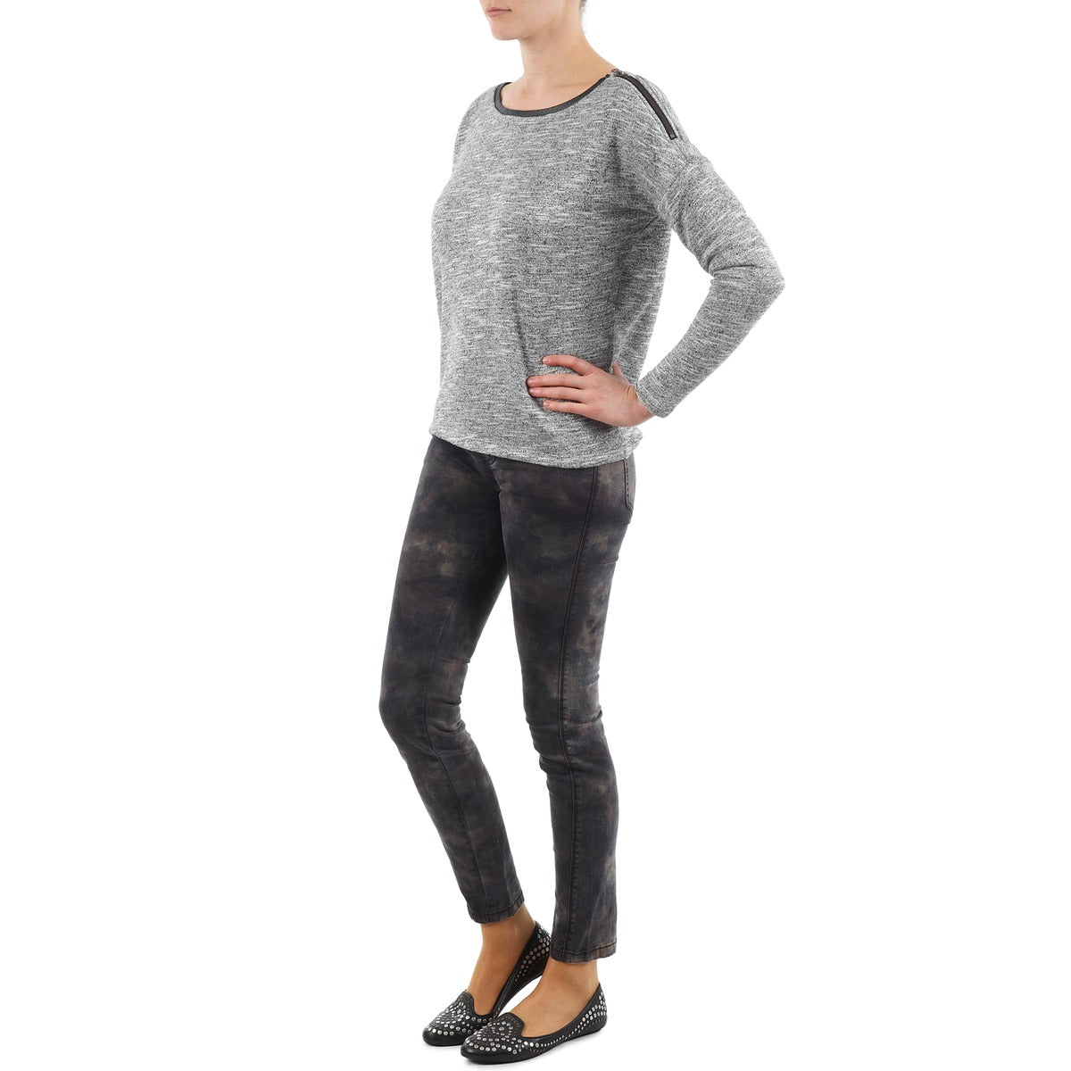 Pantalone Donna Esprit superskinny cam Pants woven Verde