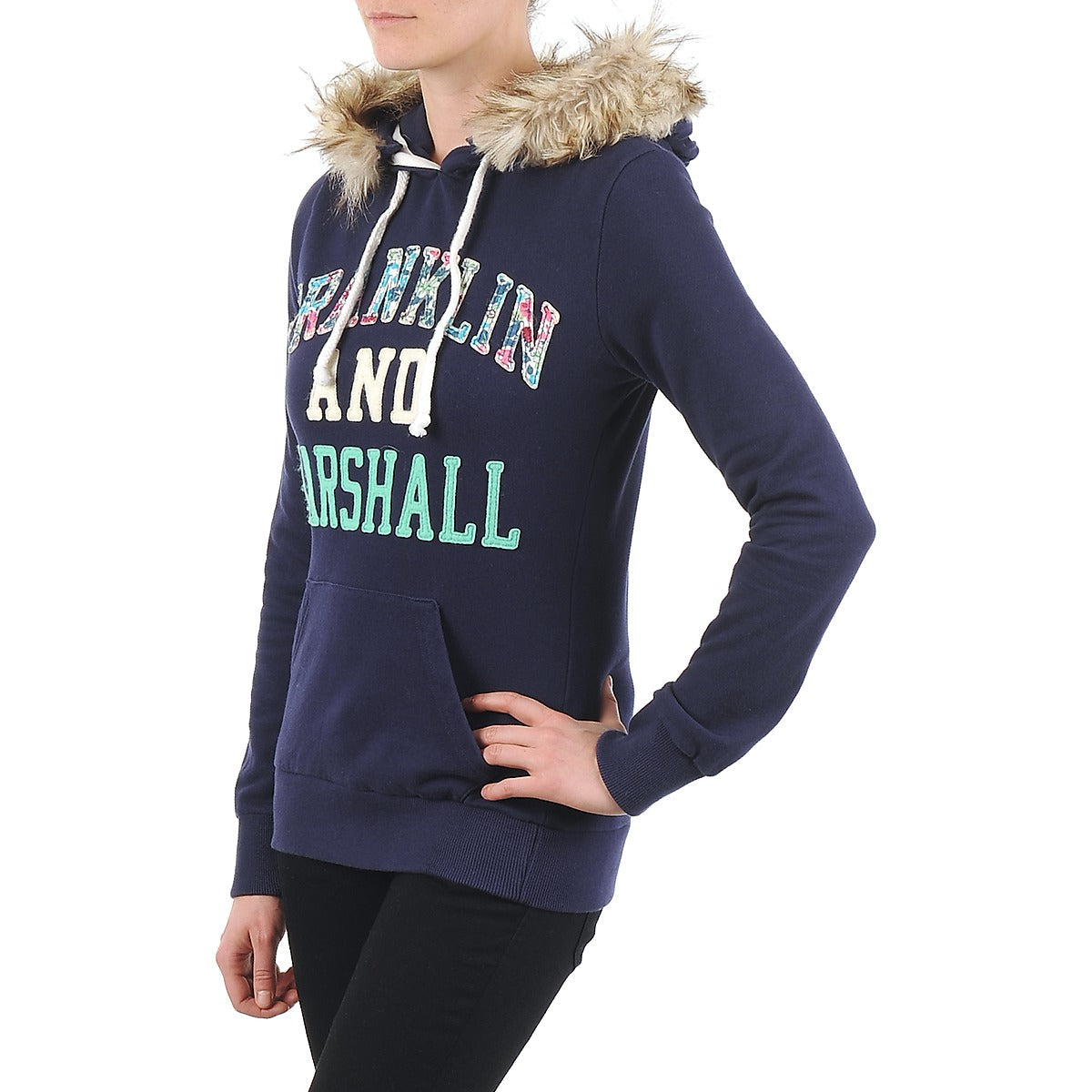 Felpa Donna Franklin & Marshall COWICHAN Blu