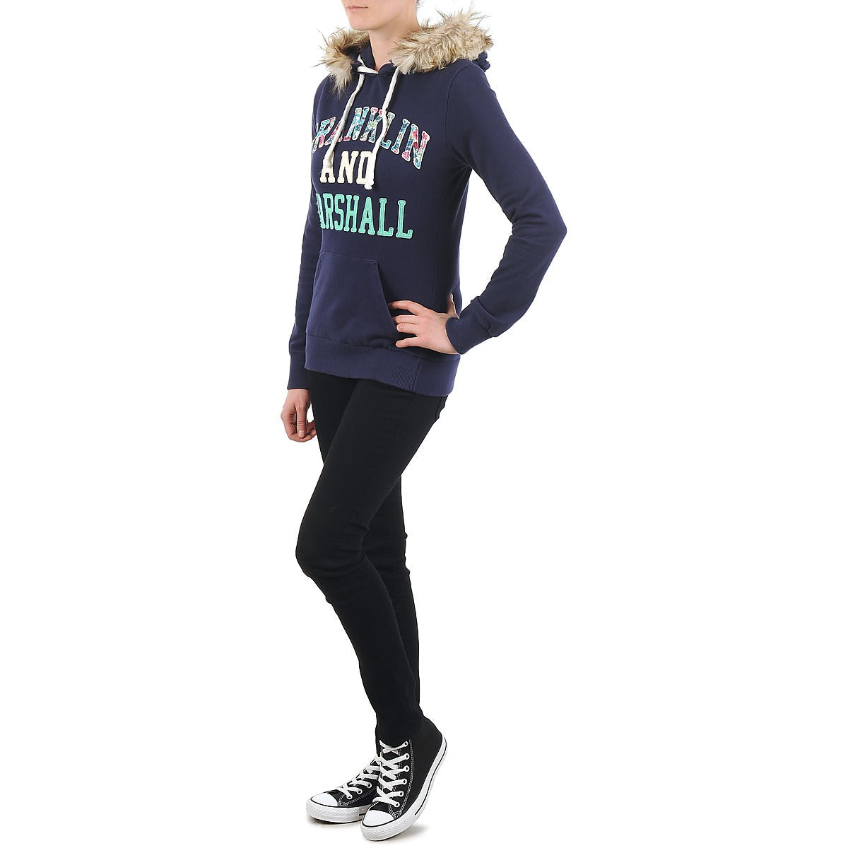 Felpa Donna Franklin & Marshall COWICHAN Blu