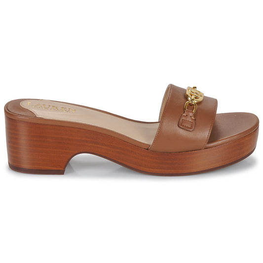Scarpe Donna Lauren Ralph Lauren ROXANNE-SANDALS-FLAT SANDAL Marrone