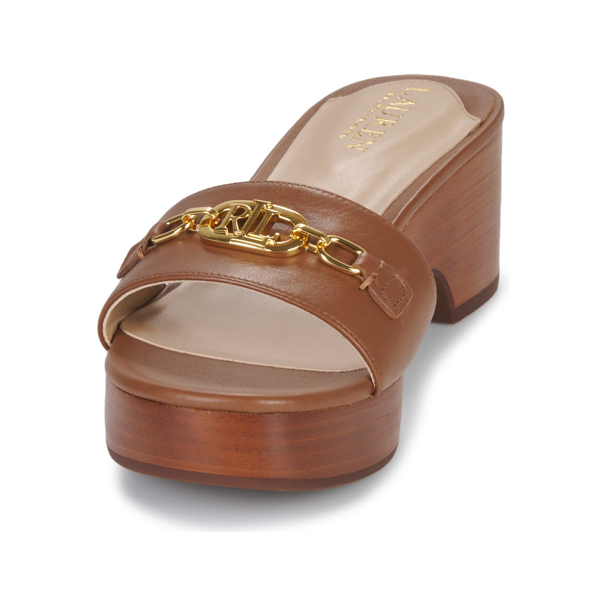 Scarpe Donna Lauren Ralph Lauren ROXANNE-SANDALS-FLAT SANDAL Marrone
