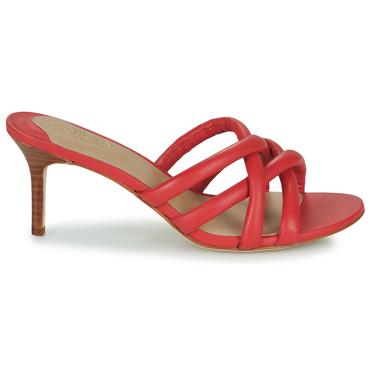 Scarpe Donna Lauren Ralph Lauren LILIANA-SANDALS-HEEL SANDAL Rosso