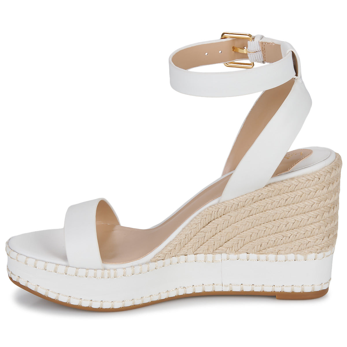 Sandali Donna Lauren Ralph Lauren HILARIE-ESPADRILLES-WEDGE Bianco