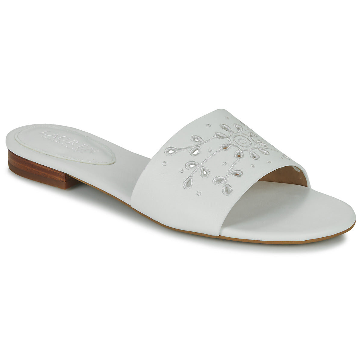 Scarpe Donna Lauren Ralph Lauren ANDEE-SANDALS-FLAT SANDAL Bianco