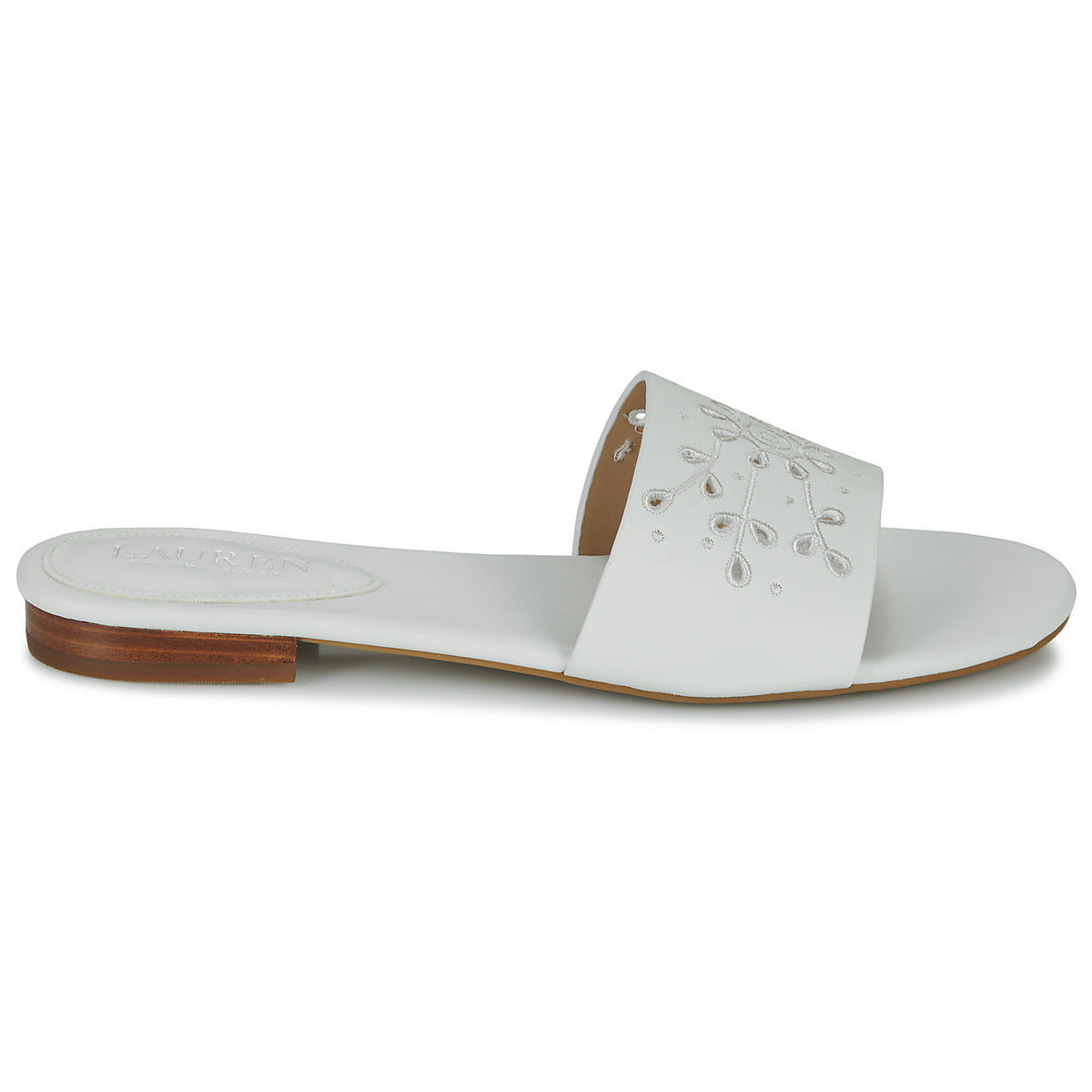Scarpe Donna Lauren Ralph Lauren ANDEE-SANDALS-FLAT SANDAL Bianco
