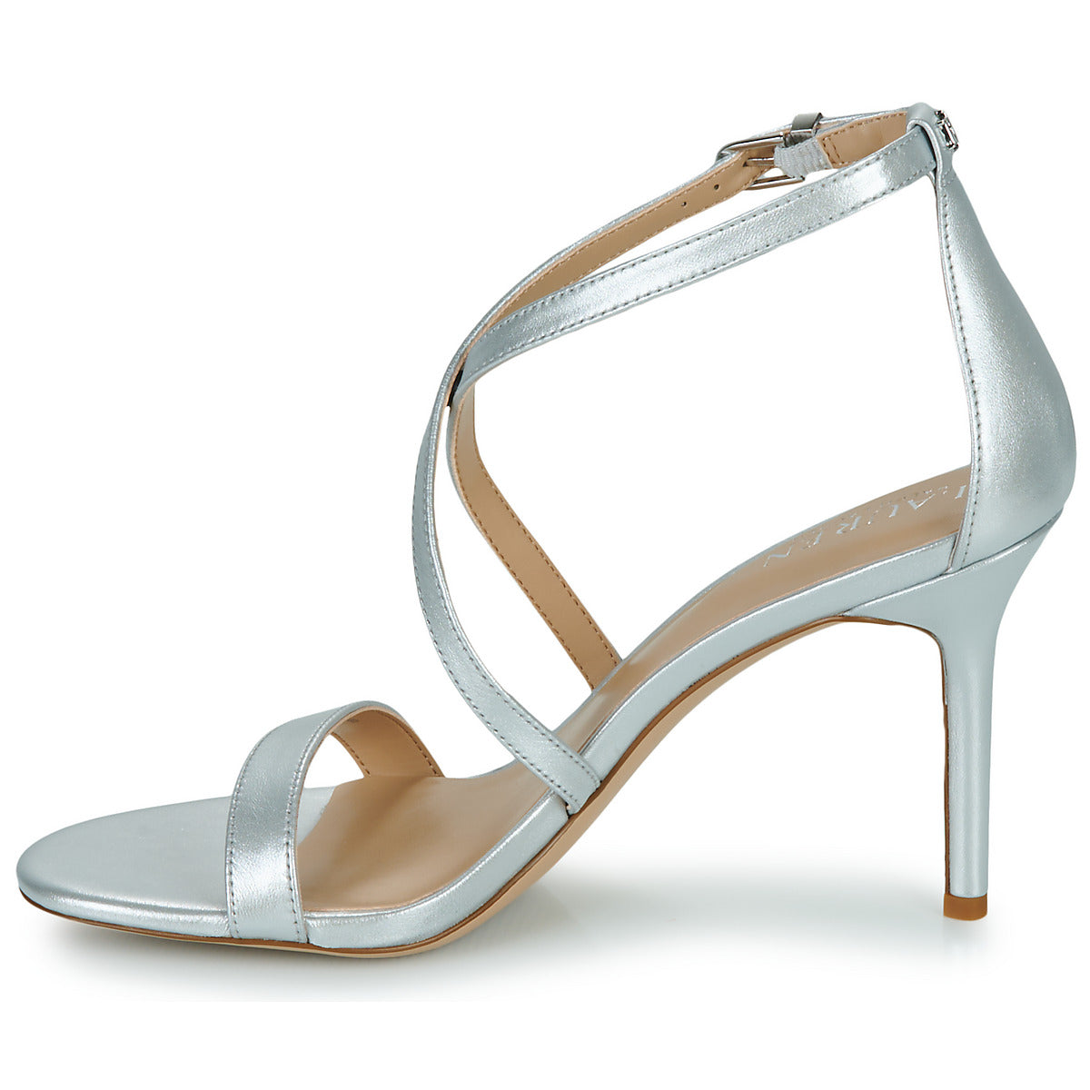 Sandali Donna Lauren Ralph Lauren GABRIELE-SANDALS-HEEL SANDAL Argento