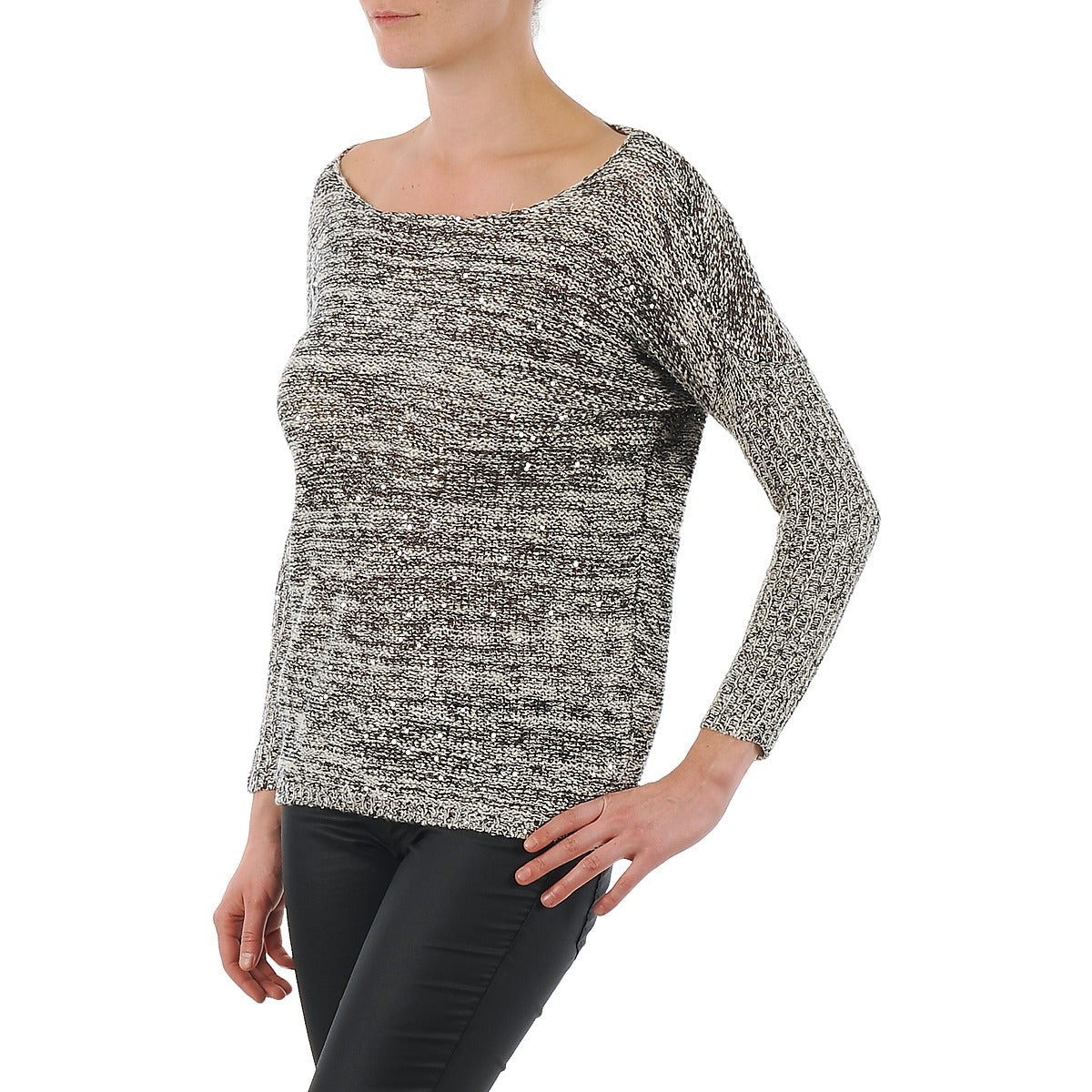 Maglione Donna Yas AMILIA KNIT PULLOVER Beige