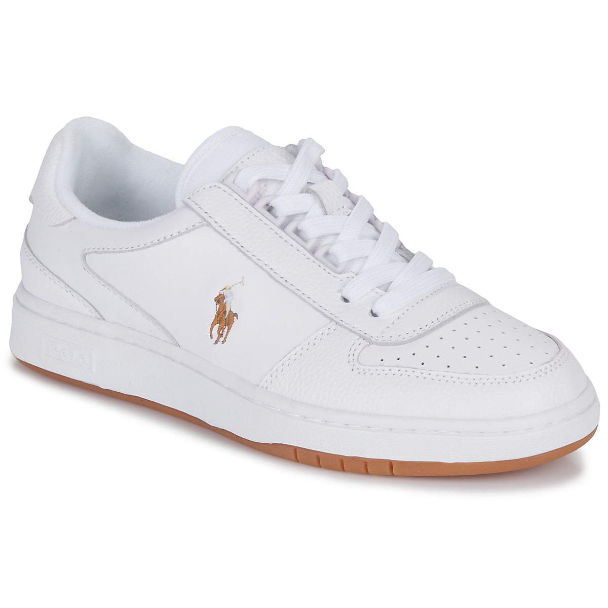 Sneakers basse Donna Polo Ralph Lauren POLO CRT PP-SNEAKERS-LOW TOP LACE Bianco