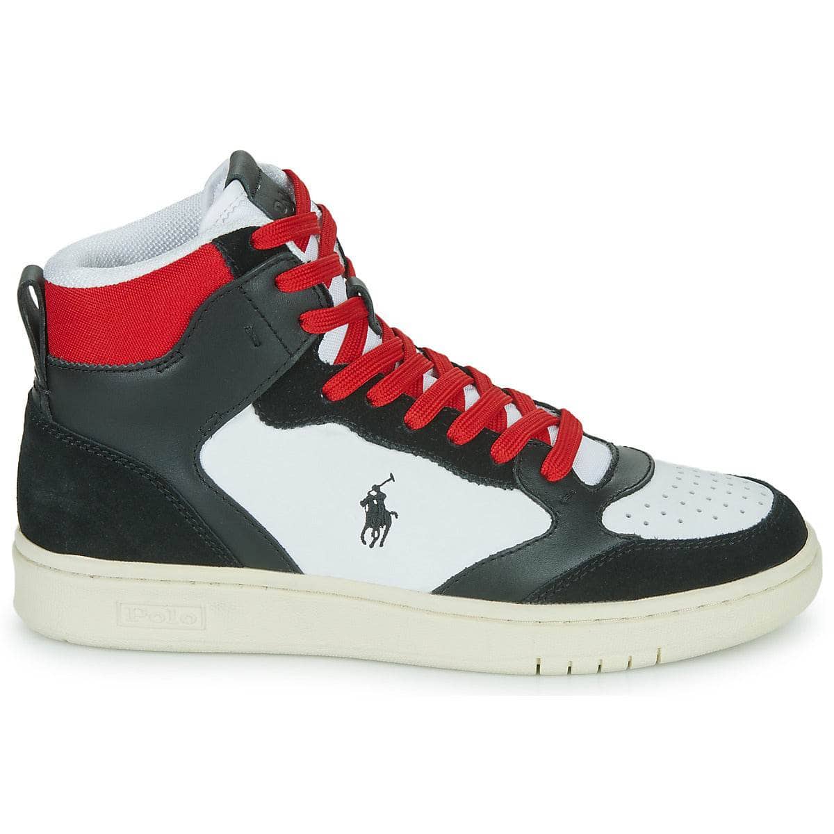 Sneakers alte Uomo Polo Ralph Lauren POLO CRT HGH-SNEAKERS-HIGH TOP LACE Multicolore