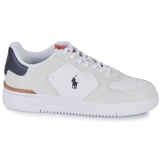 Sneakers Uomo Polo Ralph Lauren MASTERS CRT-SNEAKERS-LOW TOP LACE Bianco