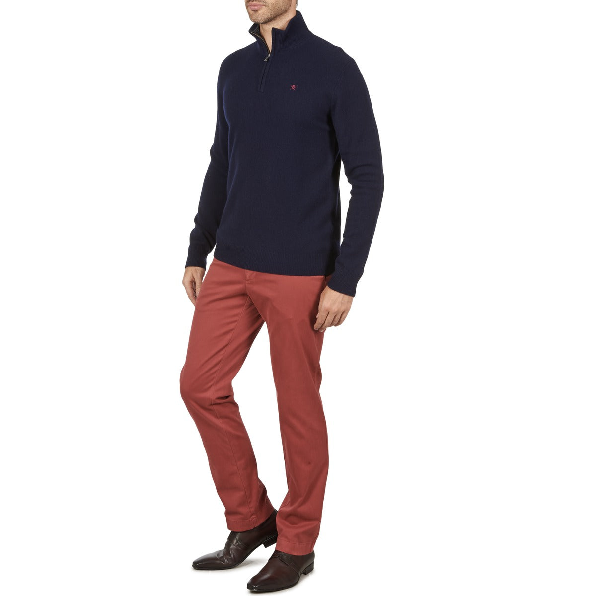 Pantalone Chino Uomo Hackett  STRETCH TWILL CHINO  Rosso