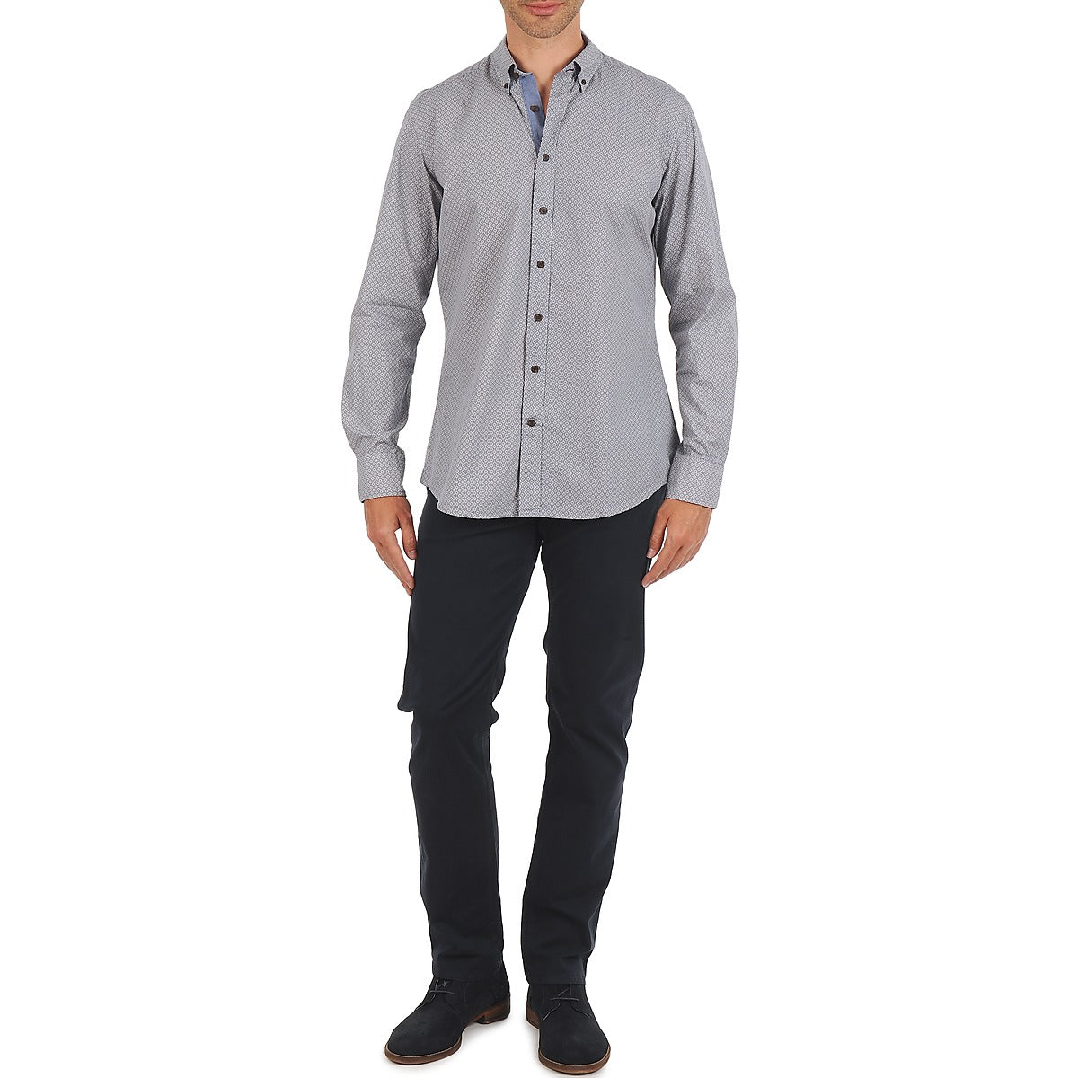 Camicia a maniche lunghe Uomo Hackett MEDALLION MULTI BD Blu