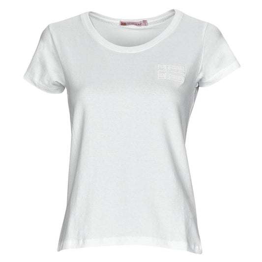 T-shirt Donna Geographical Norway JANUA Bianco