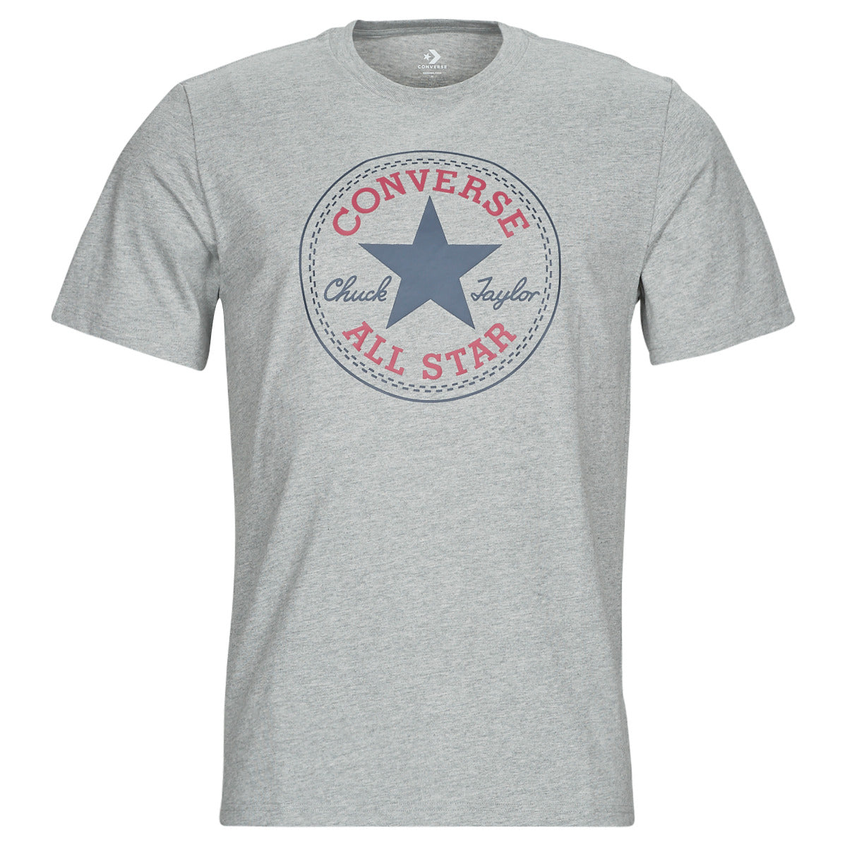 T-shirt Donna Converse  GO-TO ALL STAR PATCH LOGO  Grigio