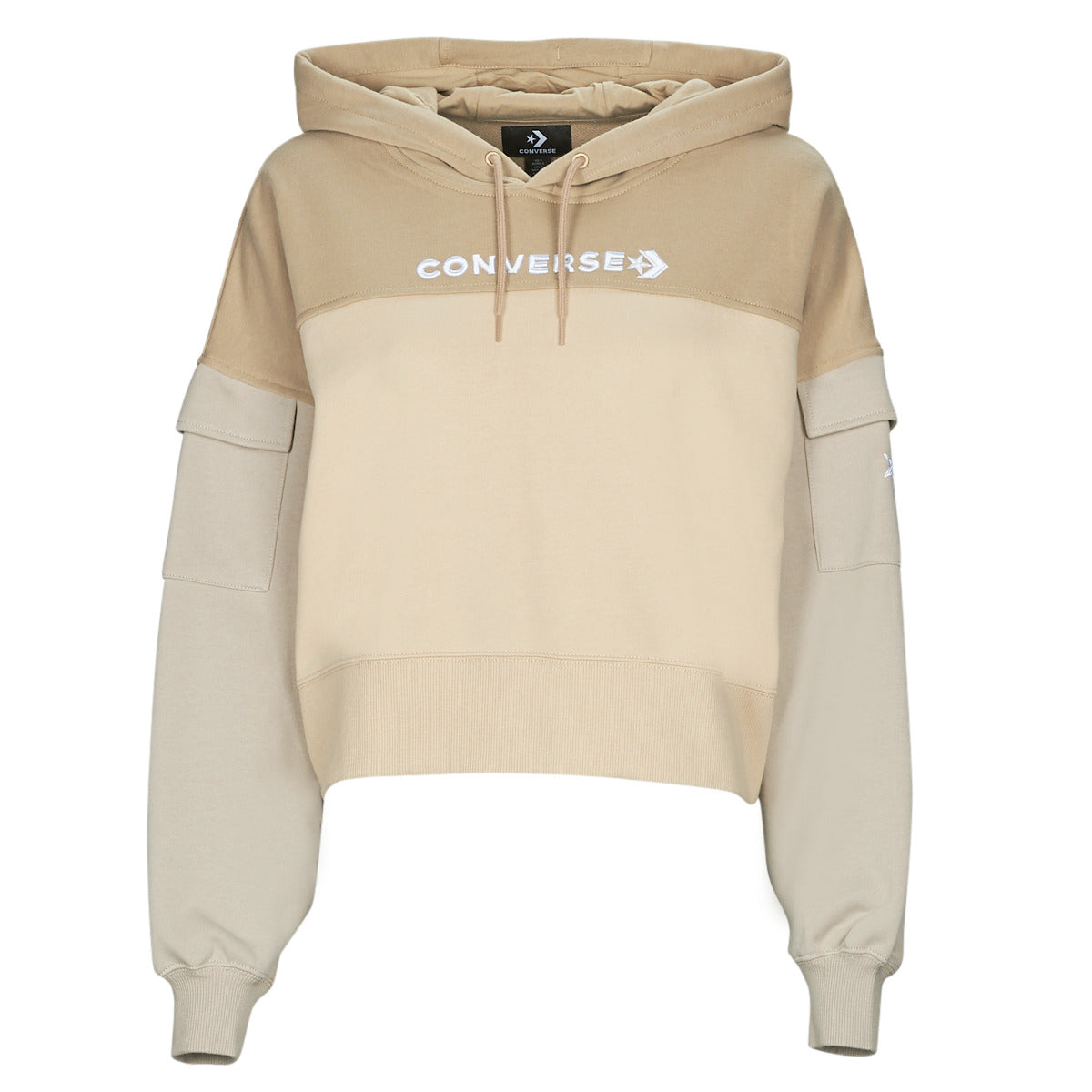 Felpa Donna Converse FASHION CROPPED Multicolore