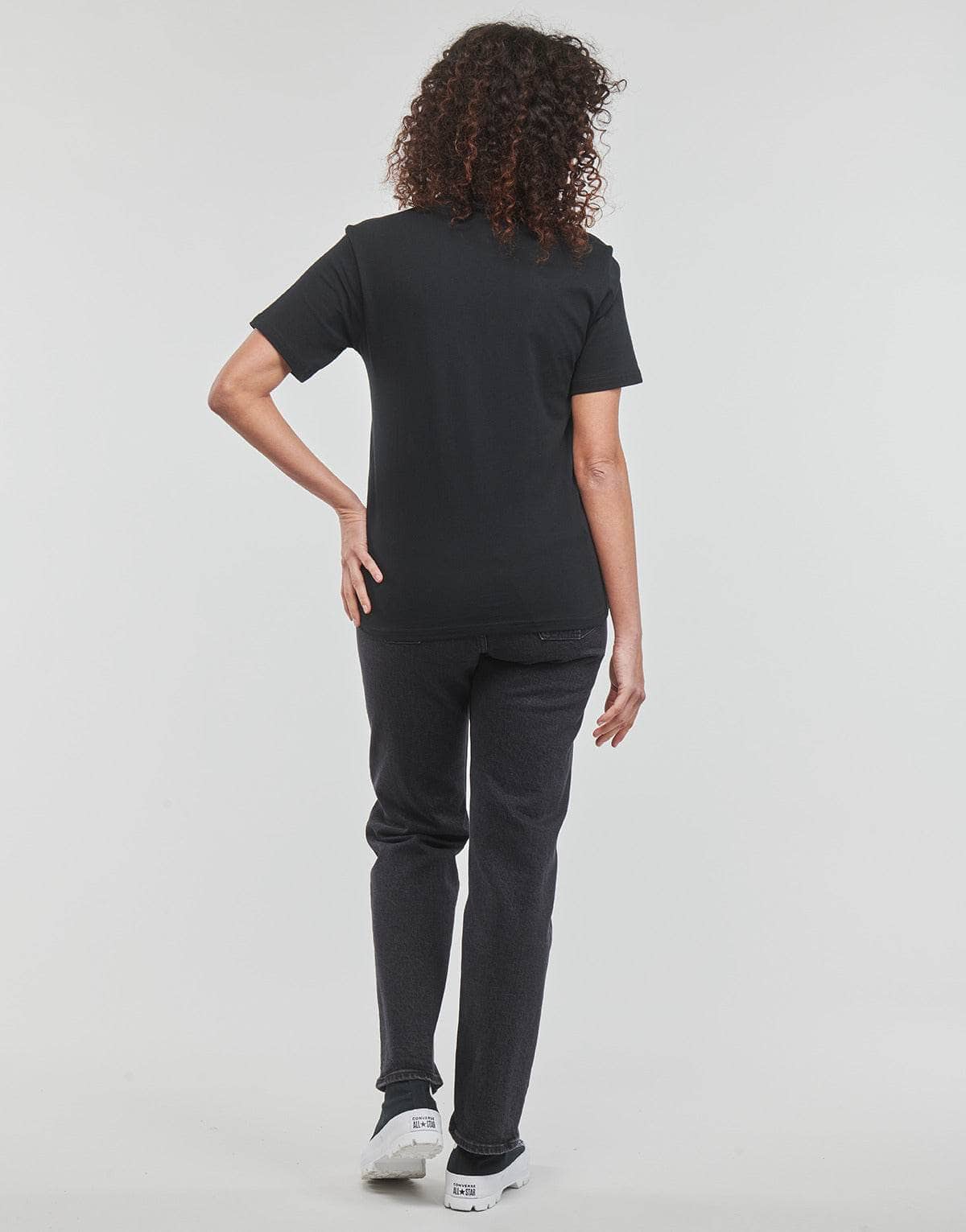 T-shirt Donna Converse RADIATING LOVE SS CLASSIC GRAPHIC Nero