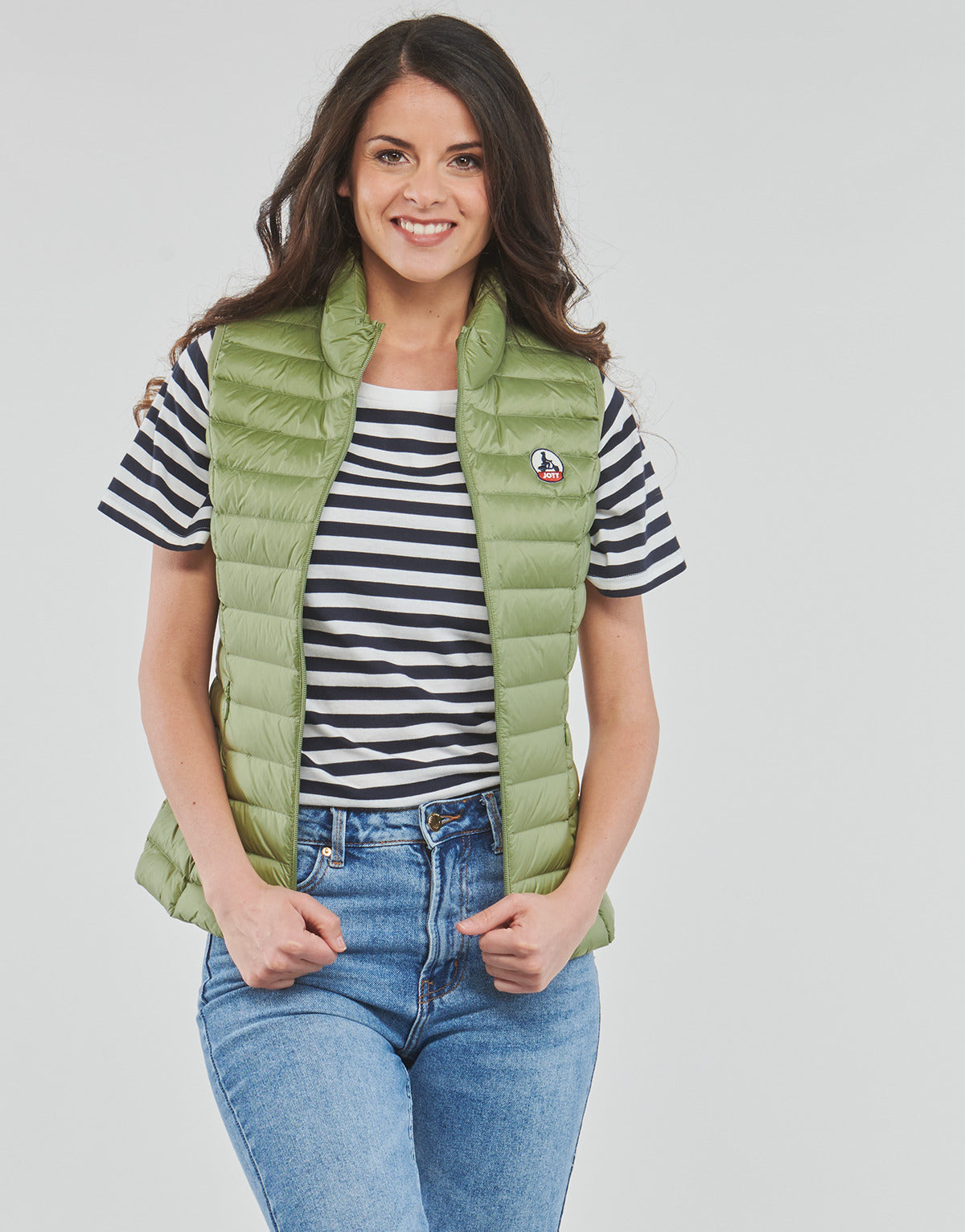 Piumino Donna JOTT SEDA Kaki