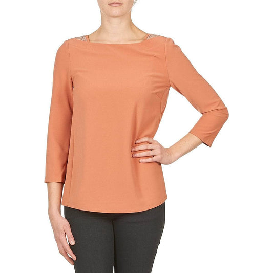 T-shirts a maniche lunghe Donna Color Block 3214723 Arancio