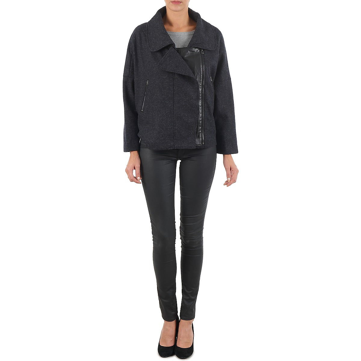 Giubbotto Donna Color Block 3222271 Nero