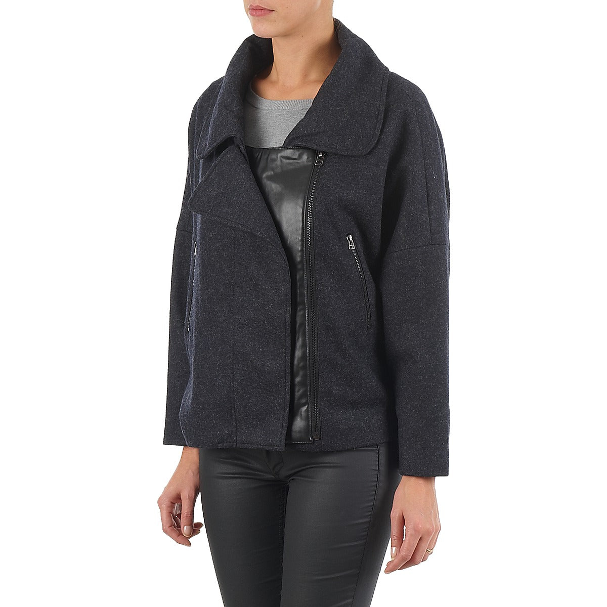 Giubbotto Donna Color Block 3222271 Nero