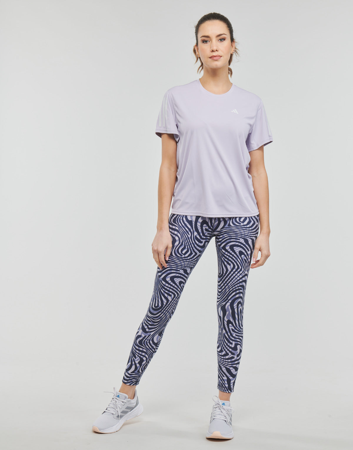 Collant Donna adidas YGA ESS AOP 78 Marine