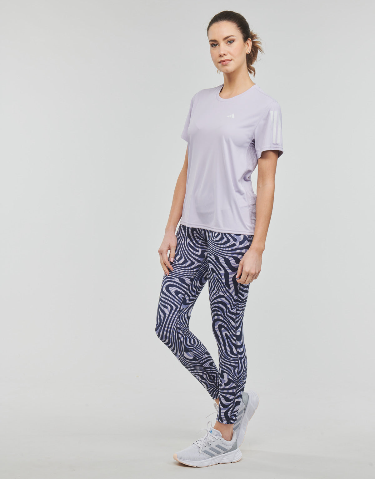 Collant Donna adidas YGA ESS AOP 78 Marine