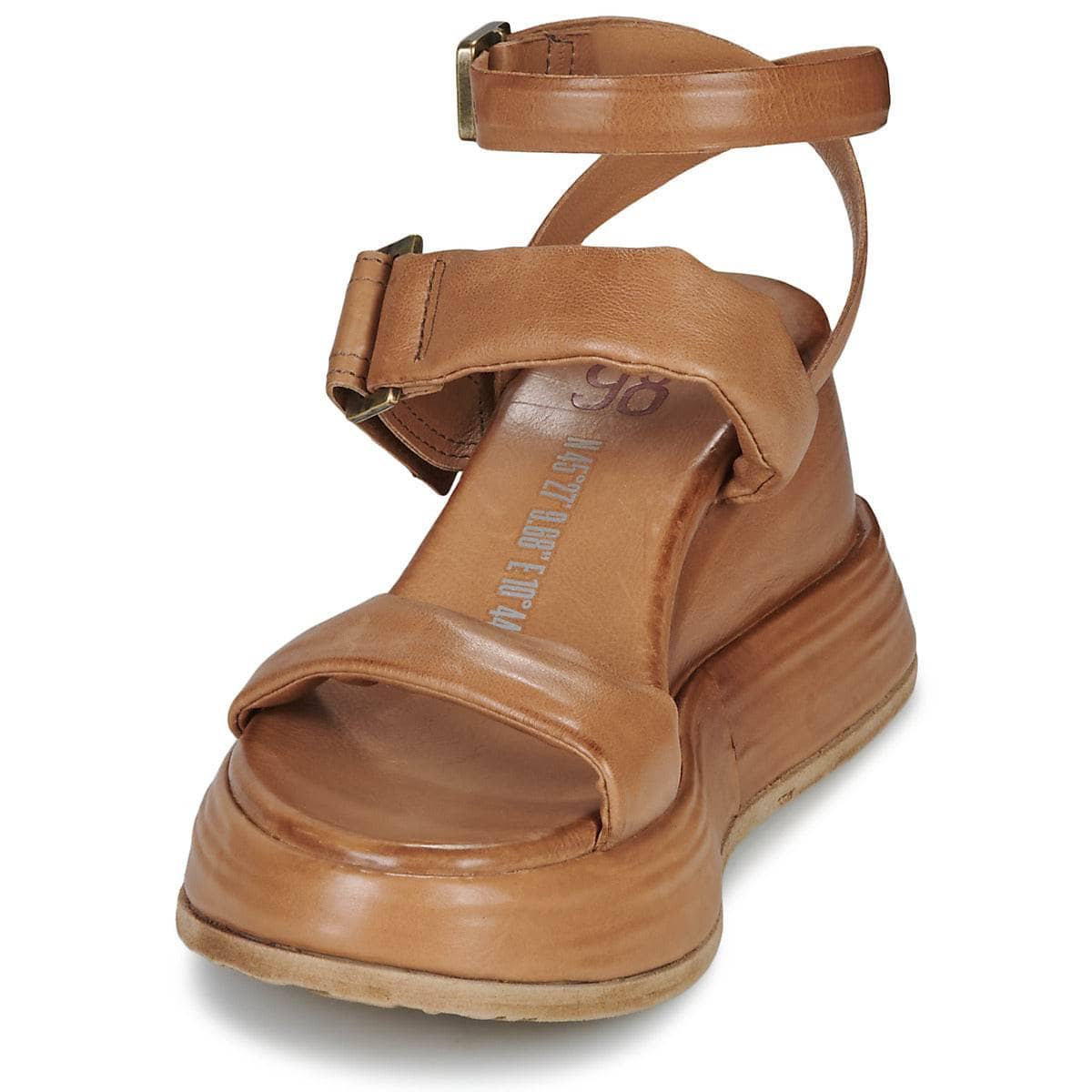 Sandali Donna Airstep / A.S.98 REAL BUCKLE Marrone