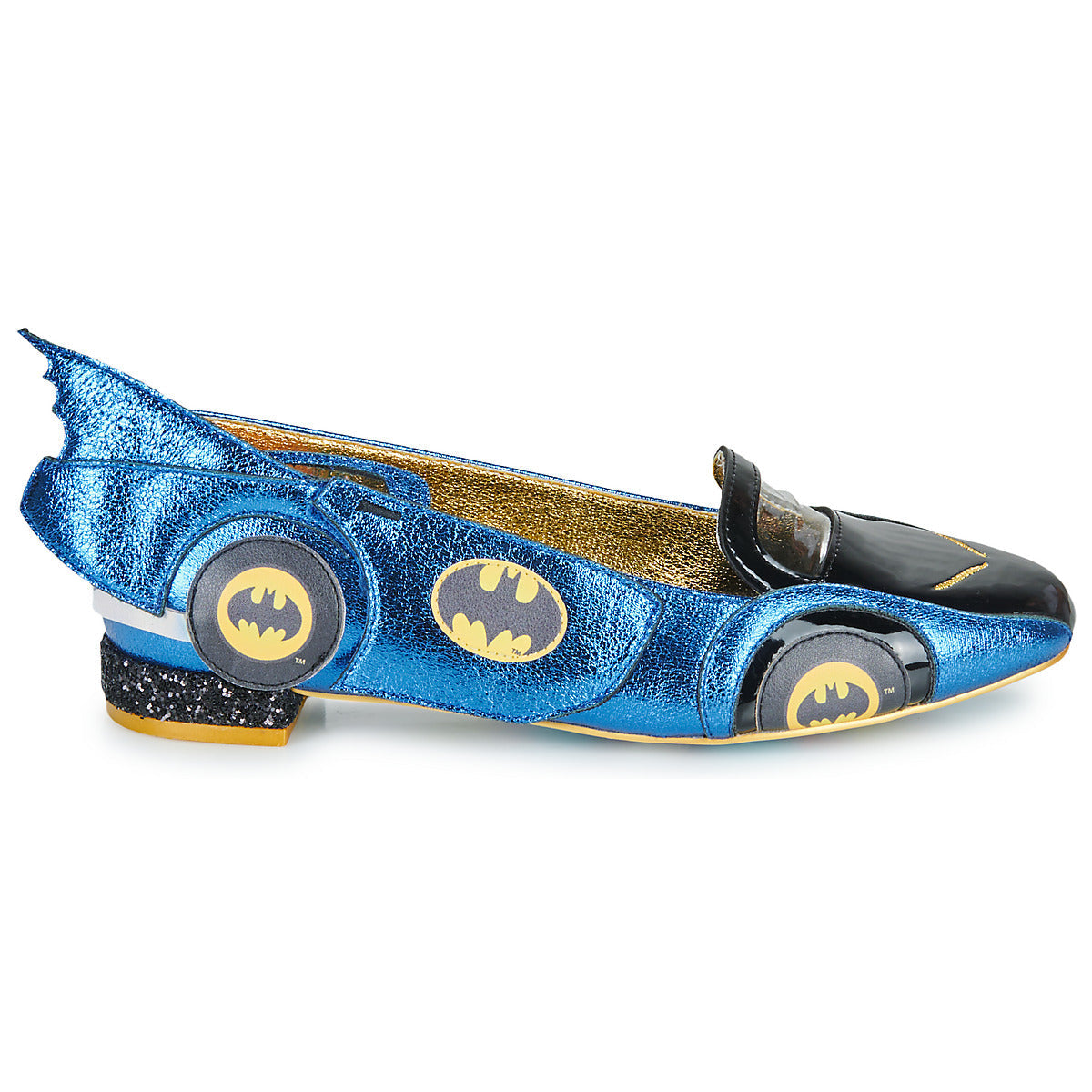Ballerine Donna Irregular Choice BATMOBILE KICKS Blu