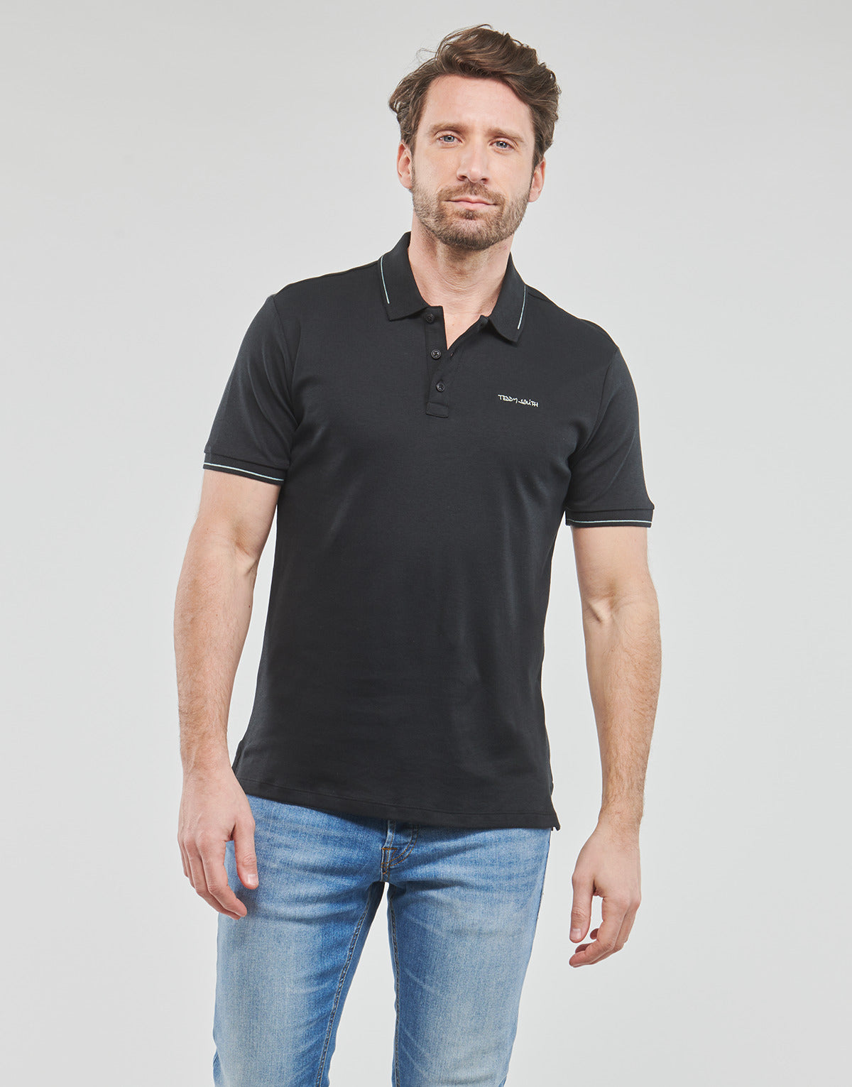Polo Uomo Teddy Smith P-JOEY MC Nero