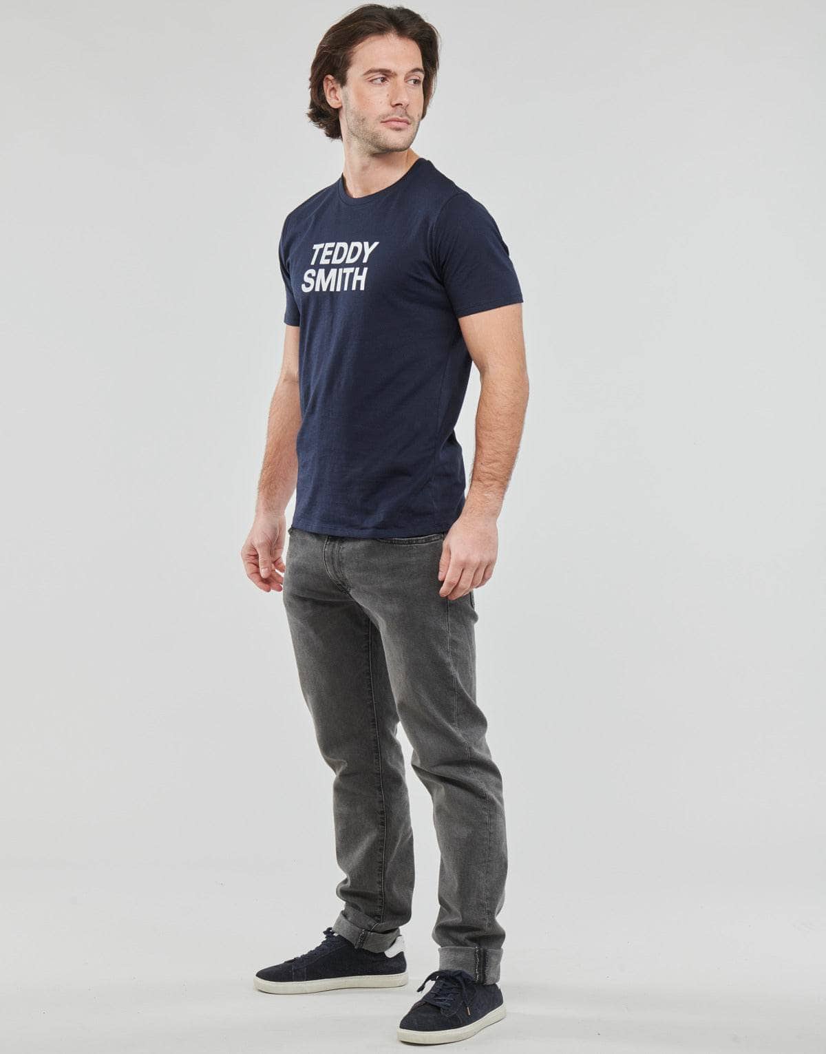 T-shirt Uomo Teddy Smith TICLASS BASIC MC Marine