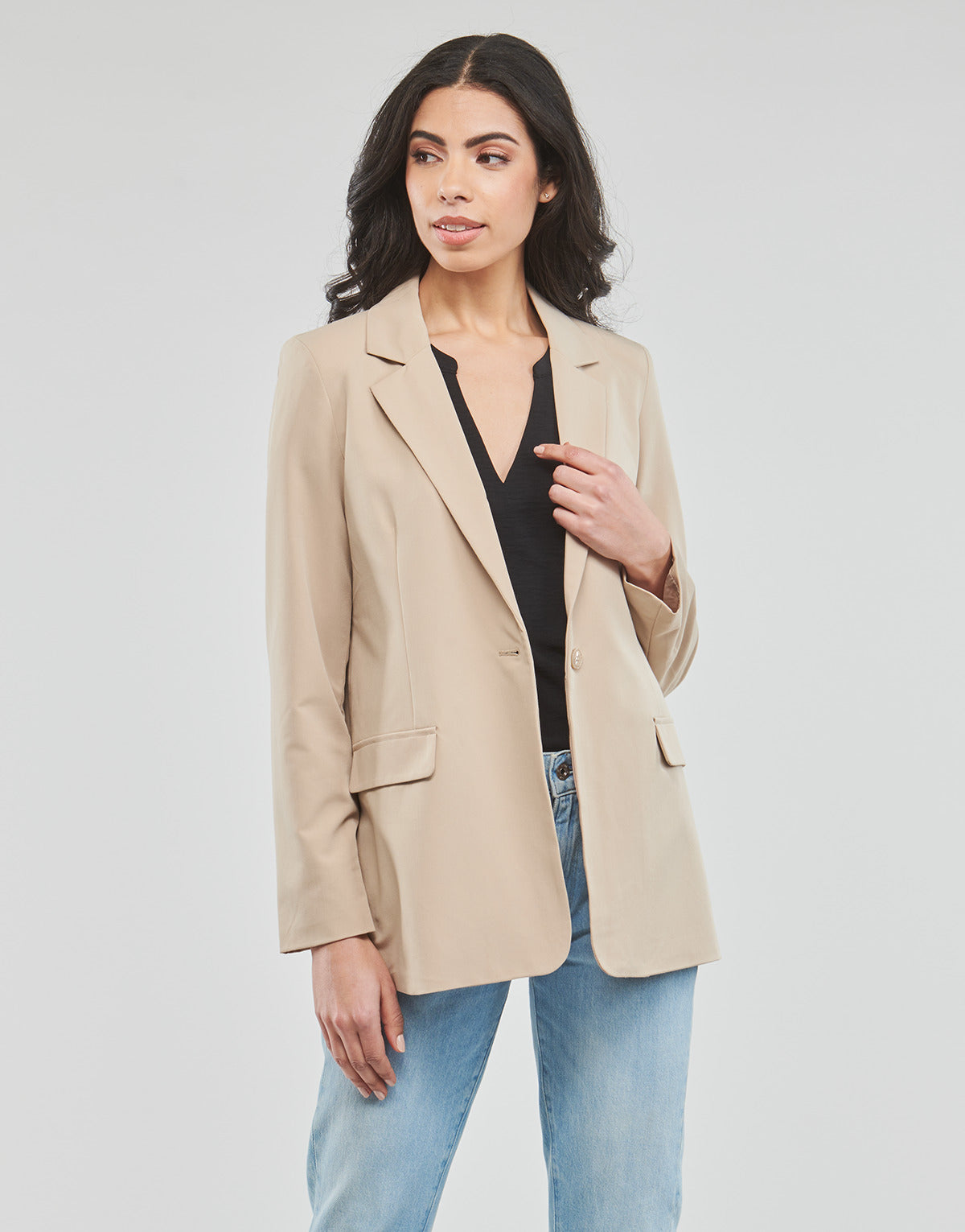 Giacca Donna Vero Moda VMZELDA L/S BLAZER NOOS Beige