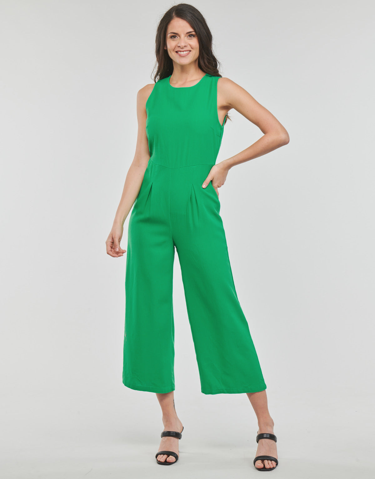 Tute / Jumpsuit Donna Vero Moda  VMMYMILO SL CULOTTE JUMPSUIT WVN GA  Verde