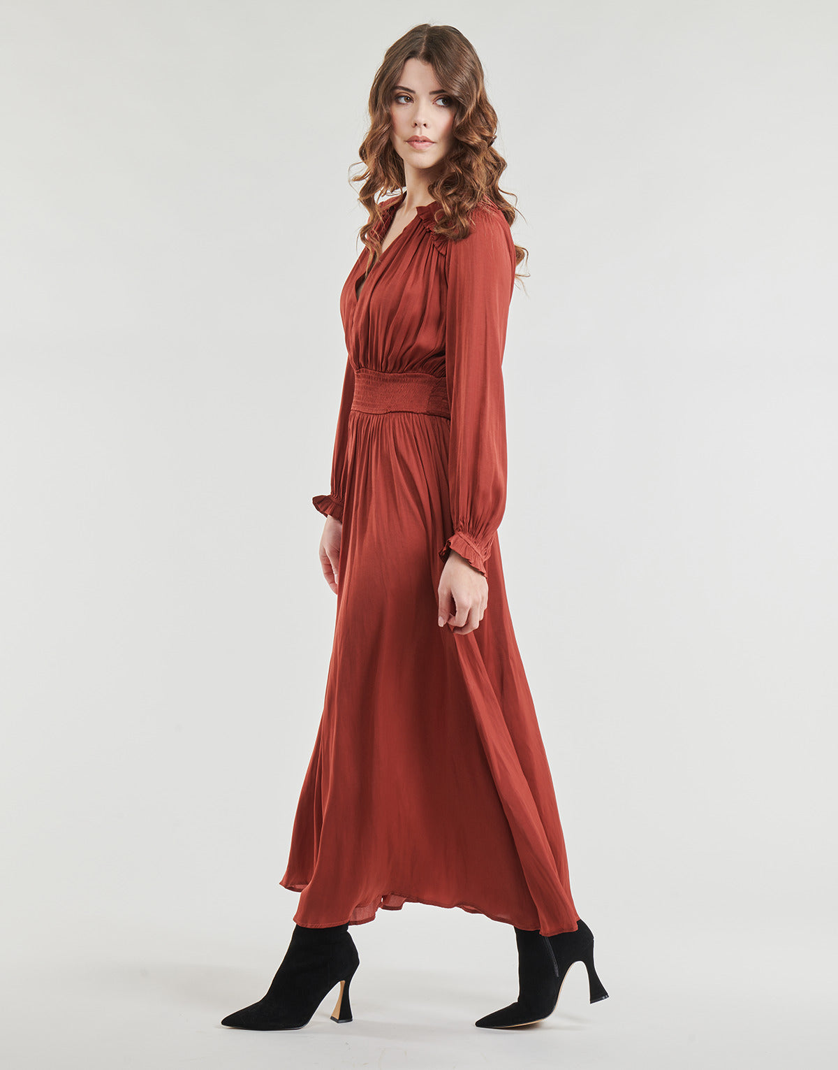 Abito lungo Donna Moony Mood  ATHENA-ROUGE  Rosso