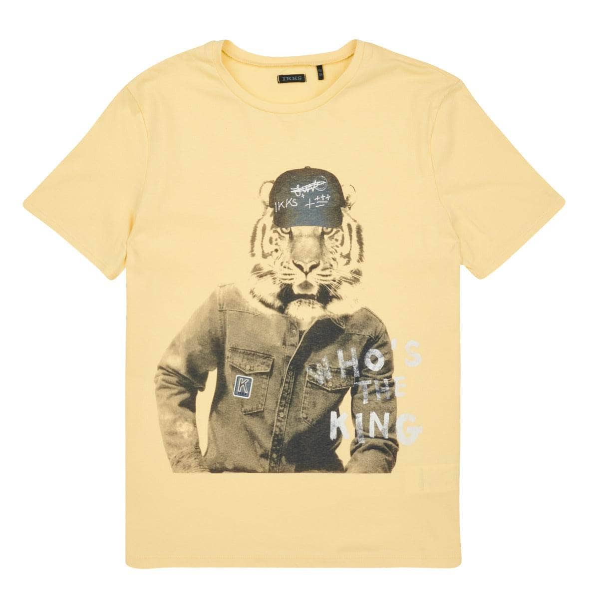 T-shirt ragazzo Ikks XW10443 Giallo
