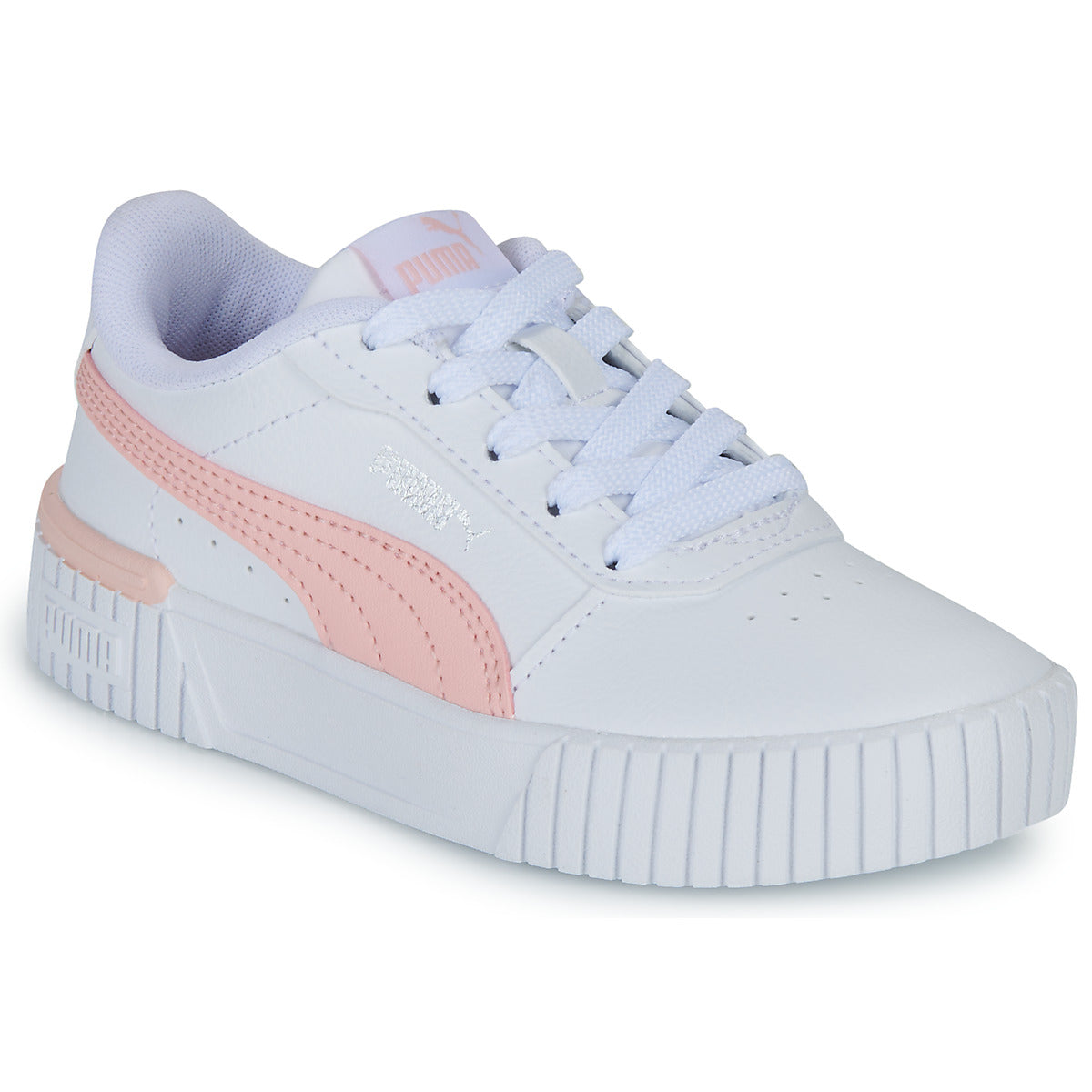 Scarpe bambini ragazza Puma PS CARINA 20 Bianco