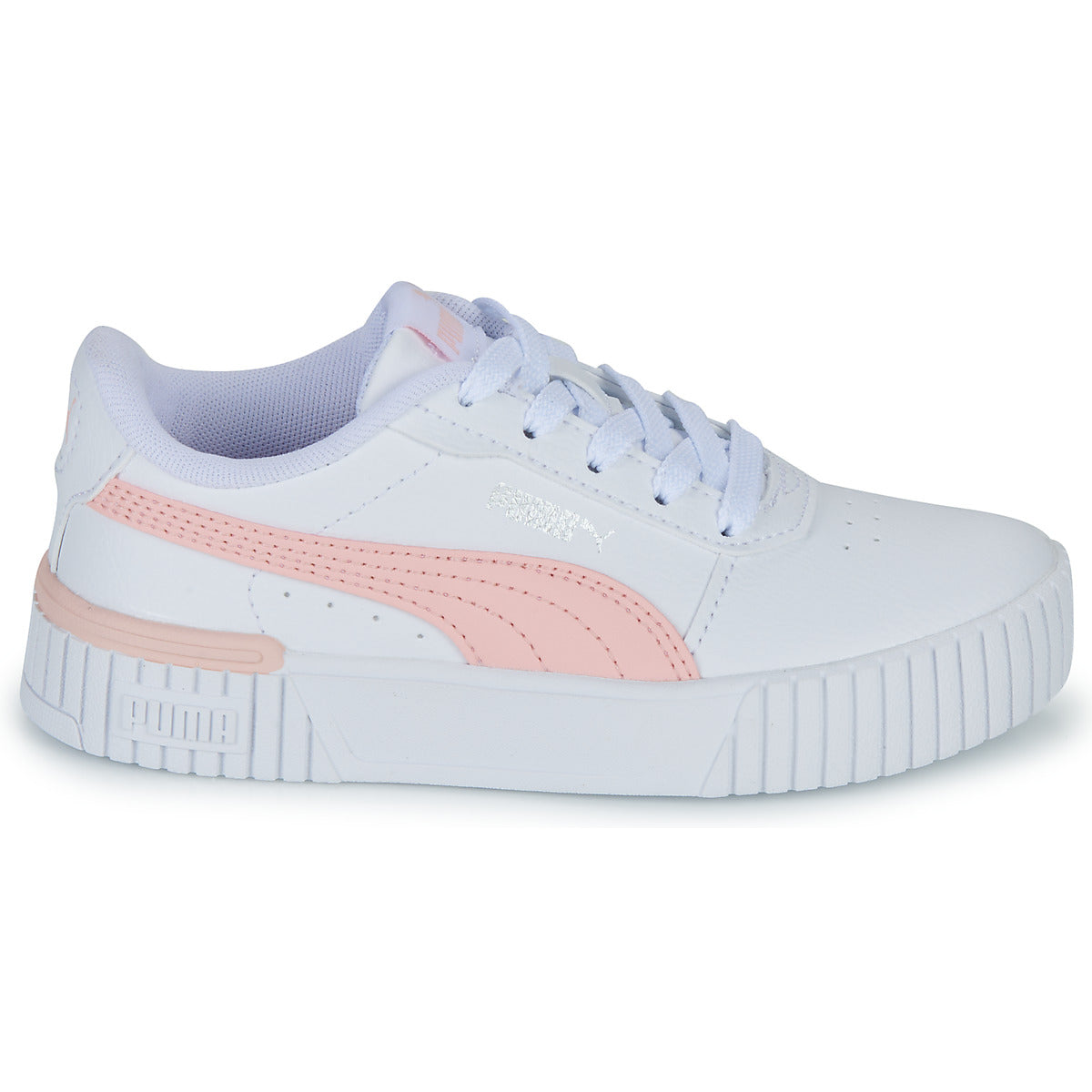 Scarpe bambini ragazza Puma PS CARINA 20 Bianco
