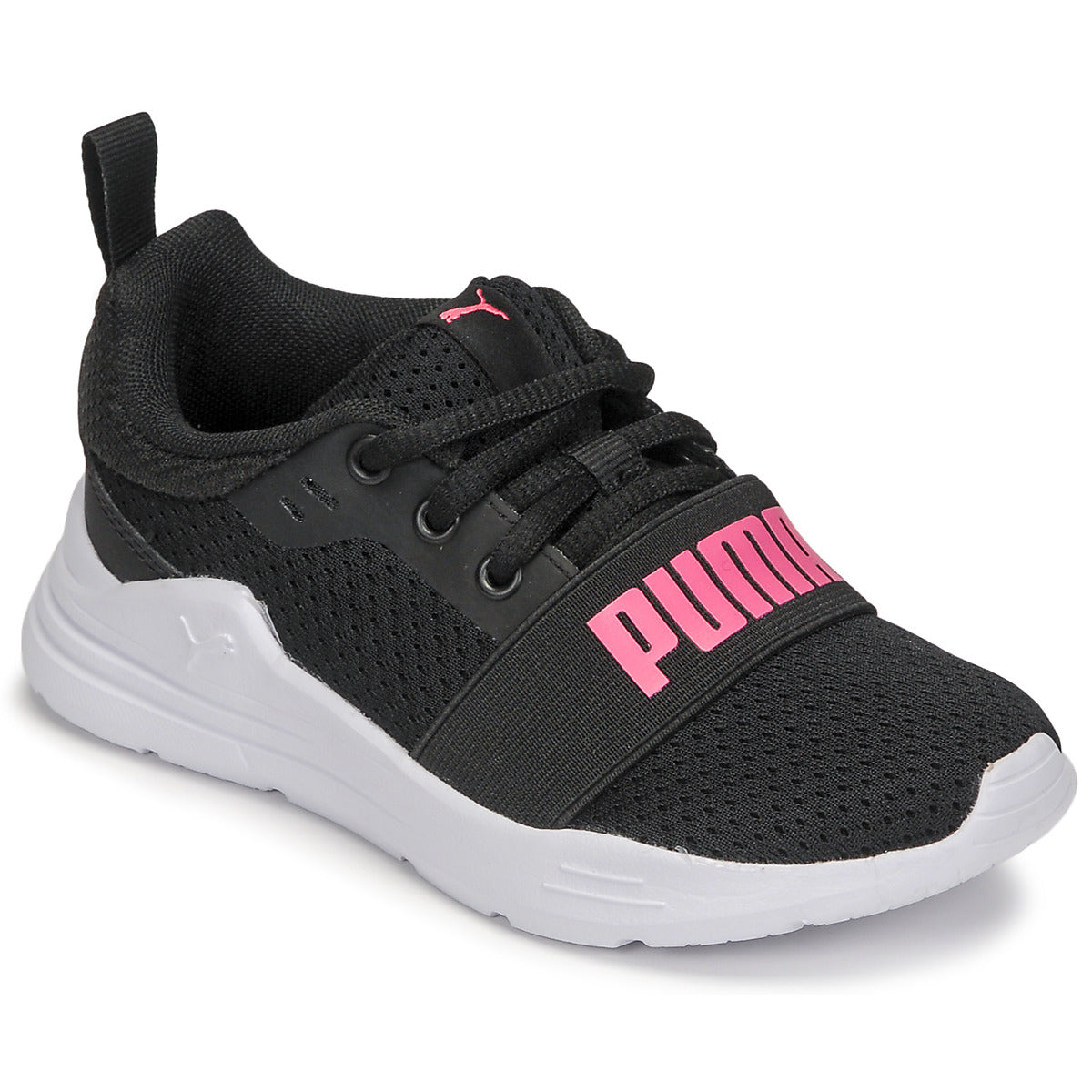 Scarpe bambini ragazzo Puma  PS PUMA WIRED RUN V  Nero