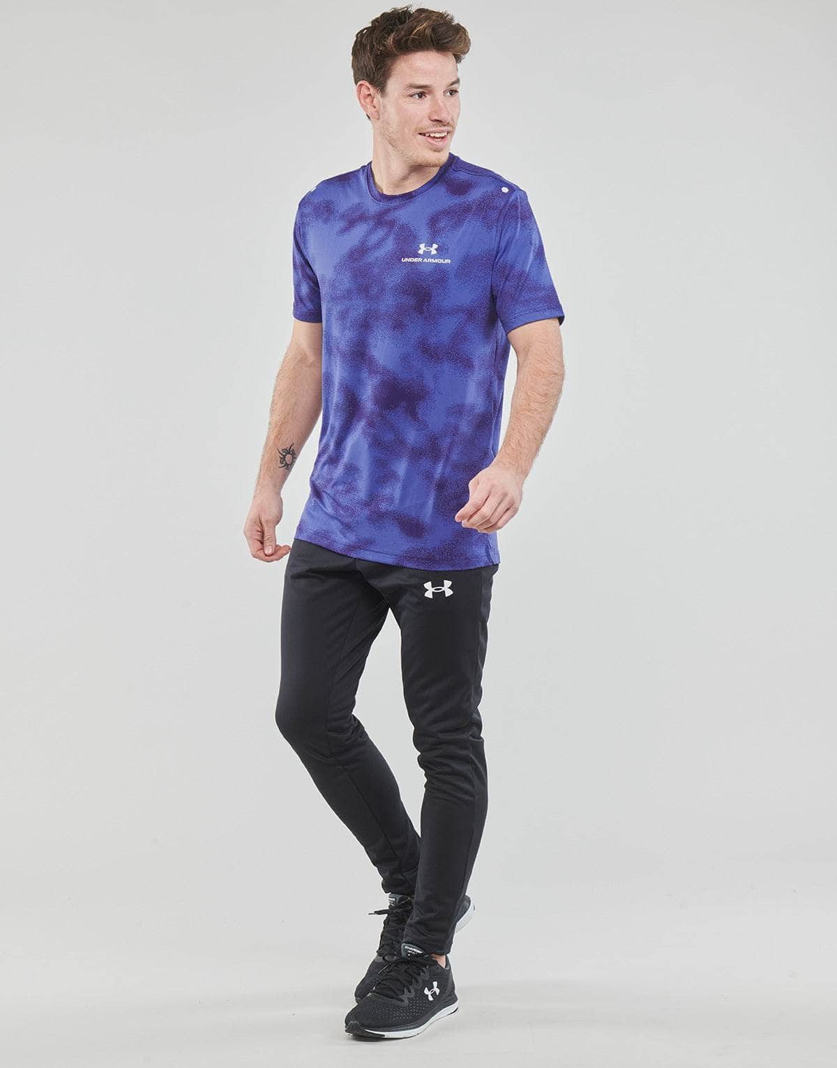 T-shirt Uomo Under Armour Rush Energy Print SS Marine