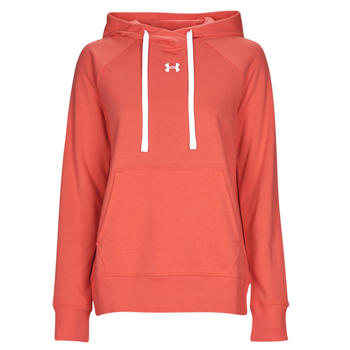 Felpa Donna Under Armour Rival Fleece HB Hoodie Rosso