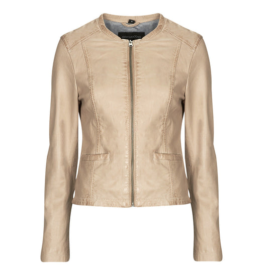 Giacca in pelle Donna Oakwood PENNY 6 Beige