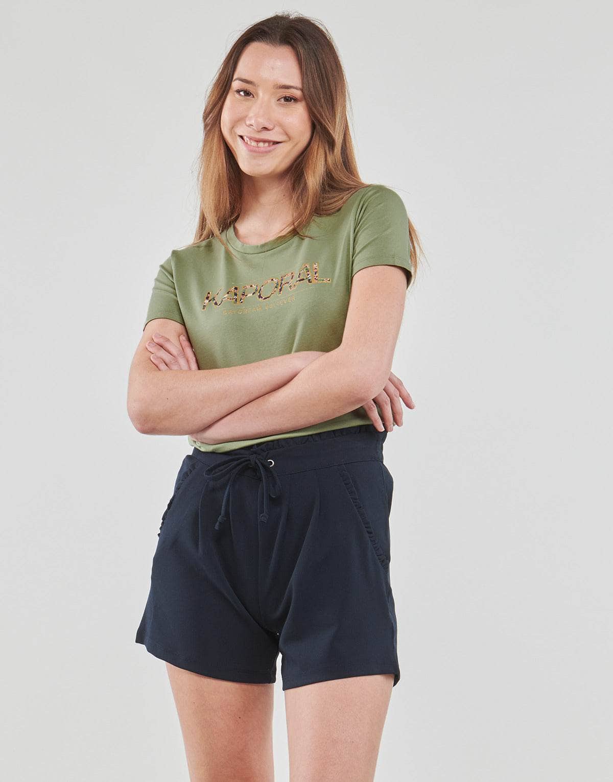 T-shirt Donna Kaporal JALL ESSENTIEL Kaki