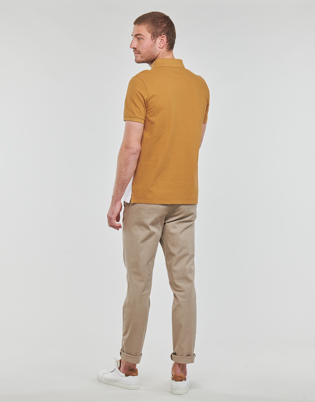 Polo Uomo Timberland SS Millers River Colourblock Polo Reg Bianco