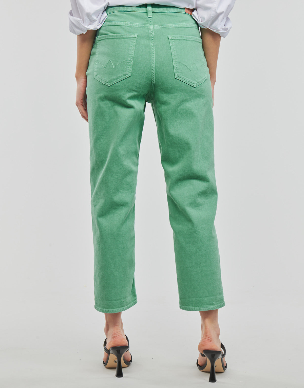 Jeans boyfriend Donna Le Temps des Cerises COSY Verde