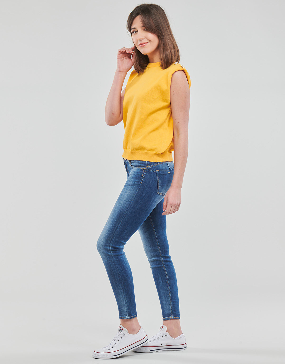 Jeans 3/4 & 7/8 Donna Le Temps des Cerises  PULP C FAWN  Blu