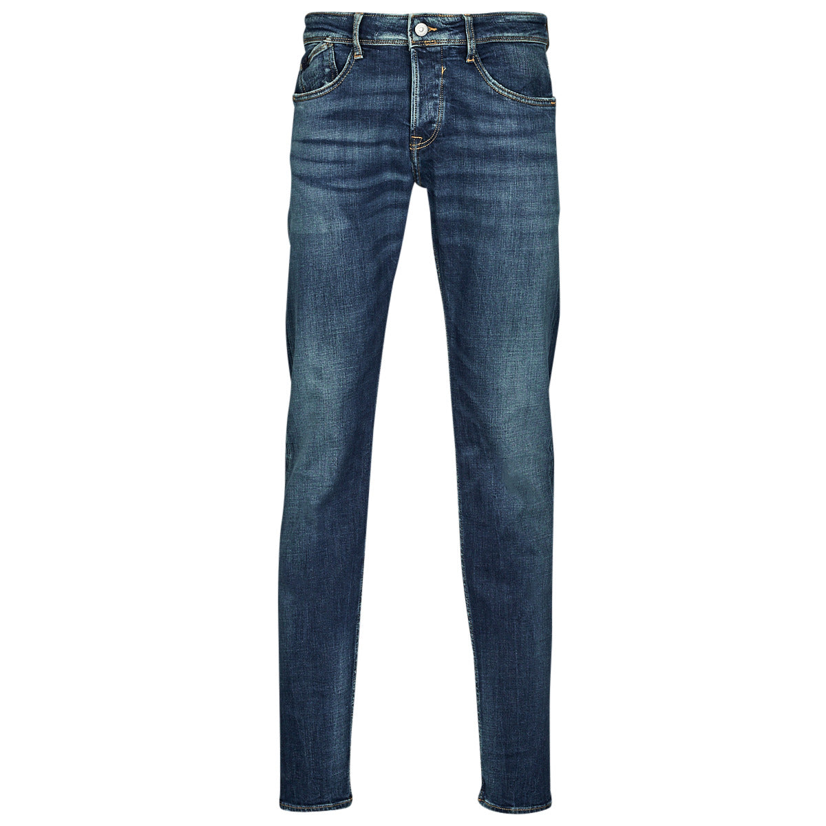 Jeans Slim Uomo Le Temps des Cerises 711 BASIC Blu