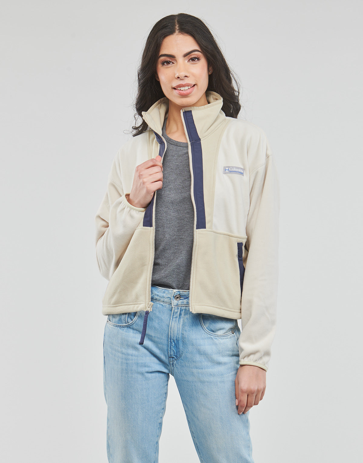 Felpa Donna Columbia  Back Bowl Fleece  Beige