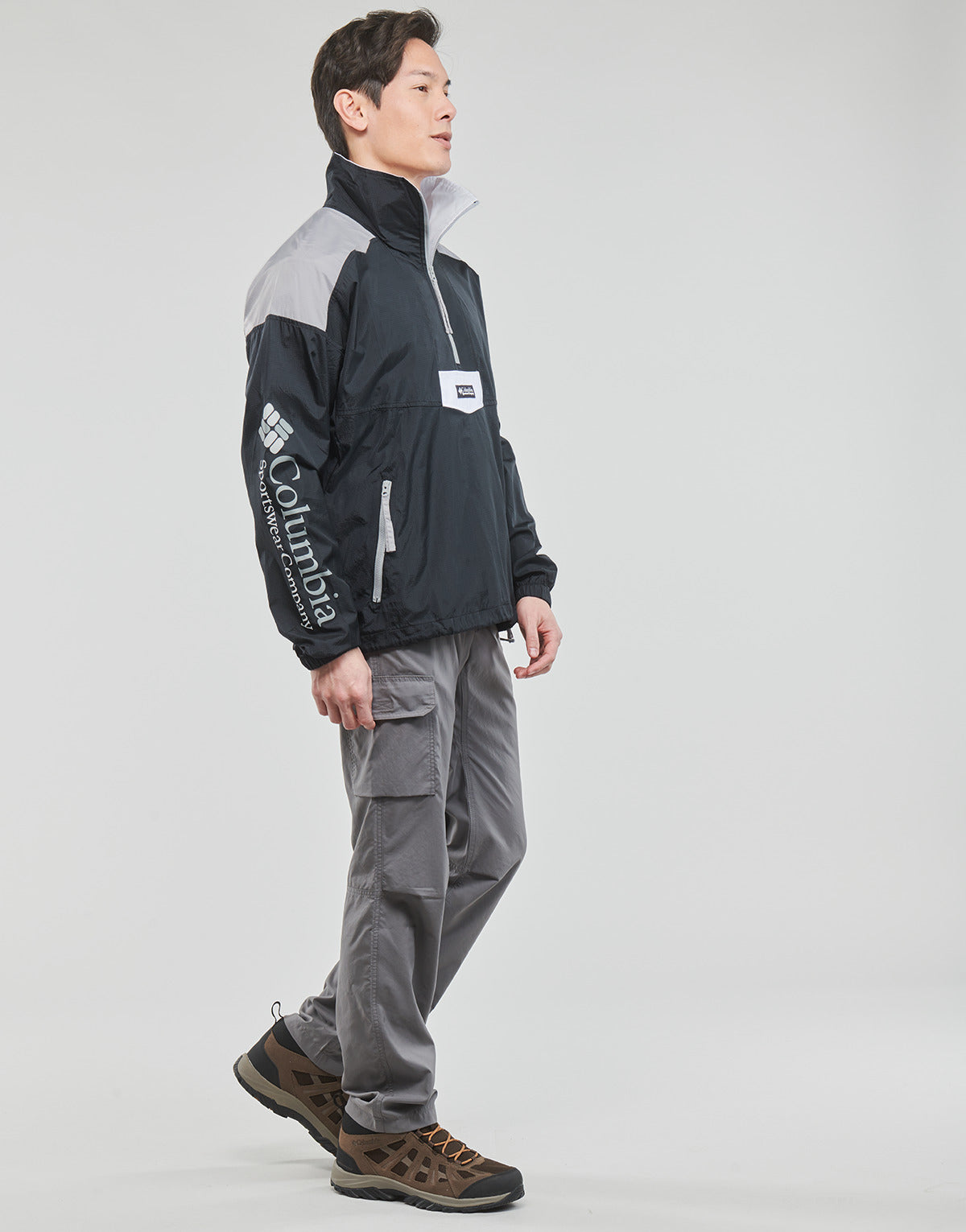 giacca a vento Uomo Columbia Santa Ana Anorak Nero