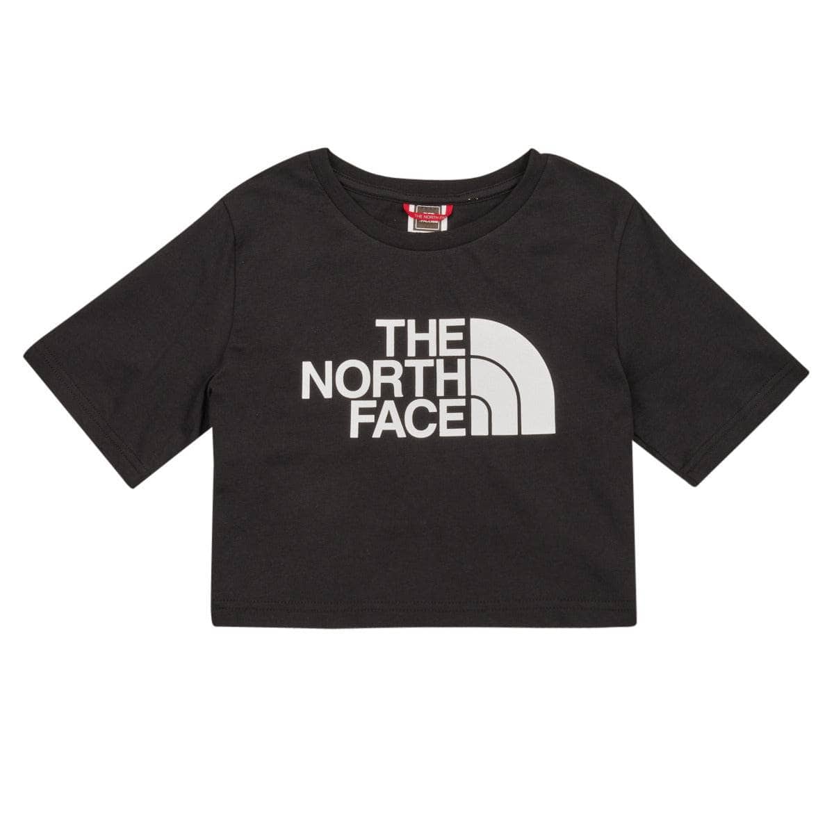 T-shirt ragazza The North Face Girls S/S Crop Easy Tee Nero